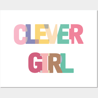 clever girl tee Posters and Art